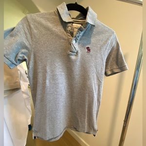 Abercrombie and Fitch. Boys extra large gray polo